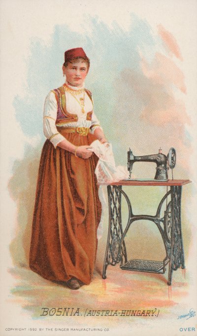 Nähmaschine, Bosnien, Österreich-Ungarn von American School